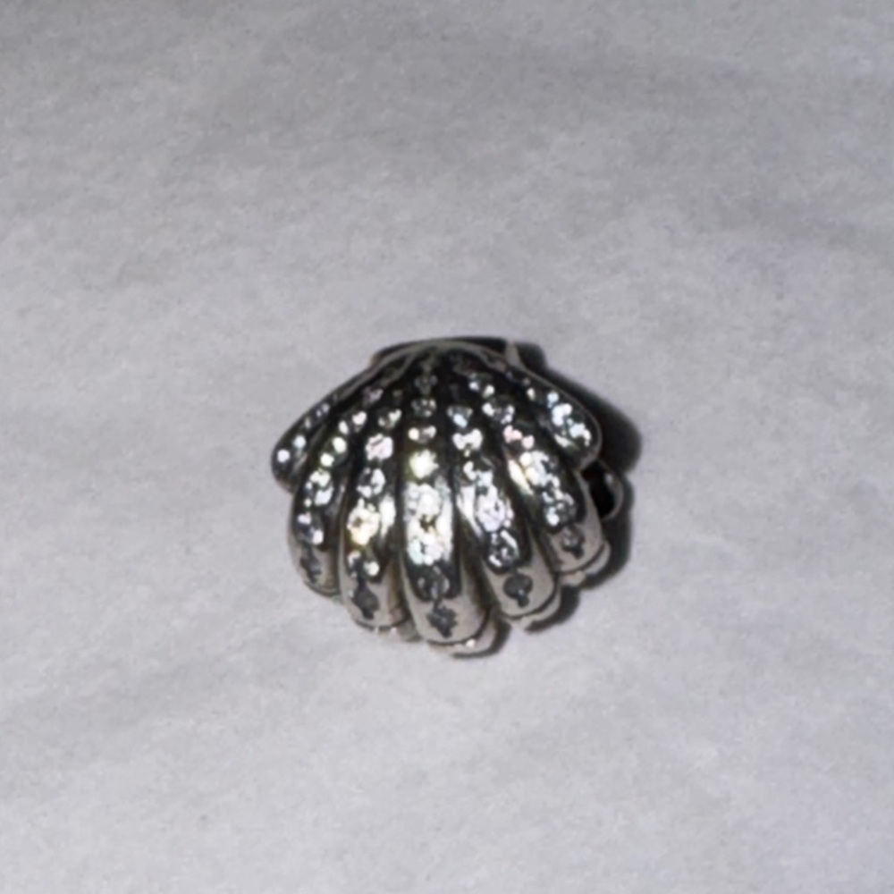PANDORA Authentic Disney Ariel Shell Silver Charm